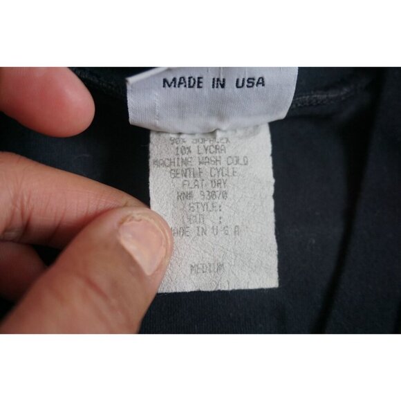 Moda Prima V-Neck Cropped Shirt, Size M - Picture 4 of 5